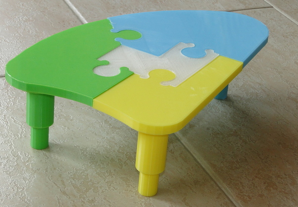 3D打印拼接桌子-拼接时尚