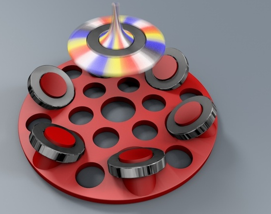 3D打印科幻悬浮玩具-未来可期！