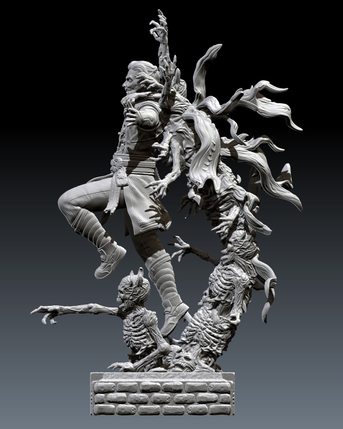 丧尸版奇异博士3D打印模型