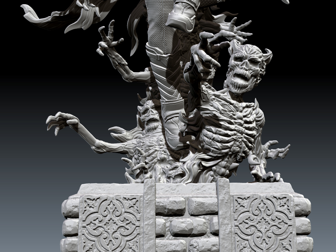 丧尸版奇异博士3D打印模型