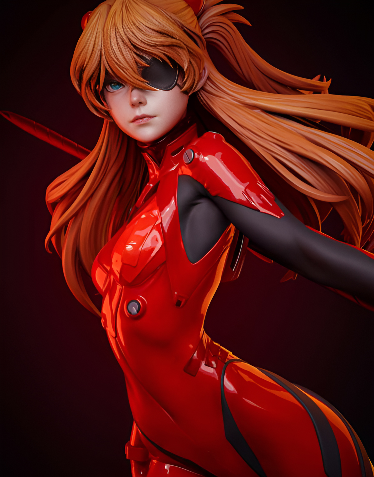 新世纪福音战士 明日香和朗基奴斯3D打印模型