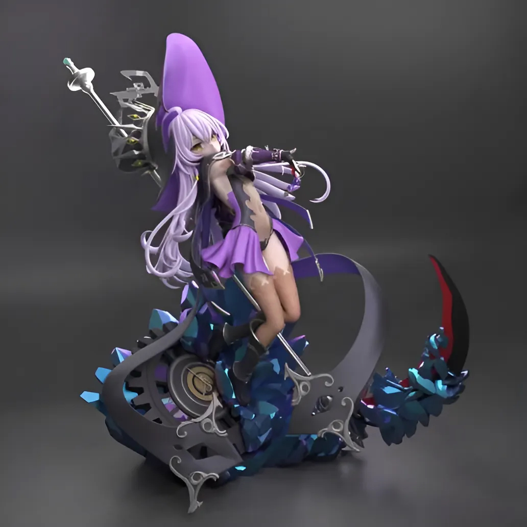 星光閃耀 STELLA GLOW 毁灭女巫希尔达3D打印模型