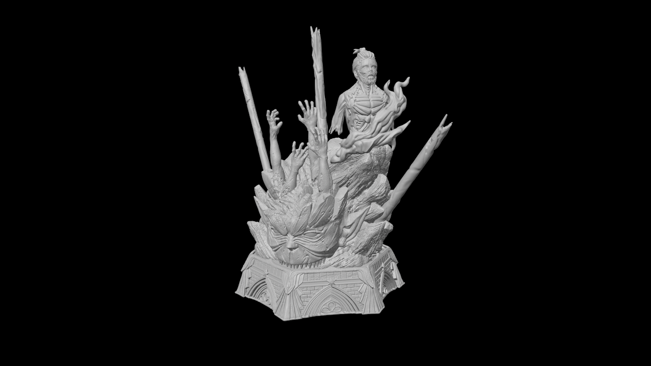 手办底座---利威尔·阿克曼 Levi Ackerman 进击的巨人3D打印模型