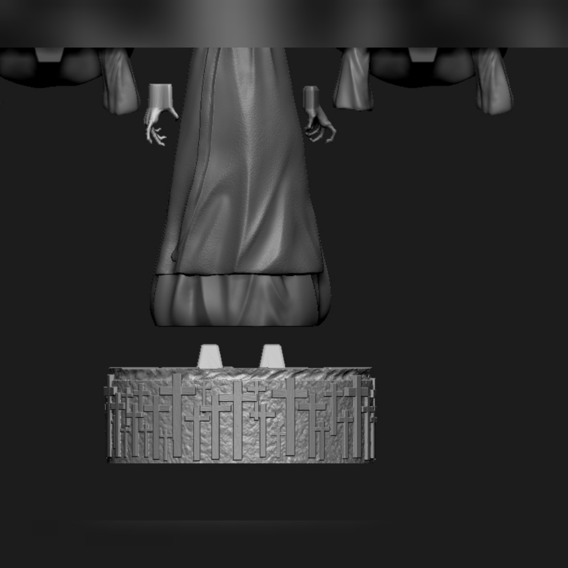 鬼修女3D打印模型