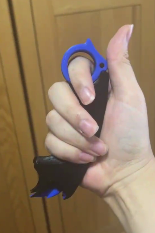 折叠爪刀3D打印模型