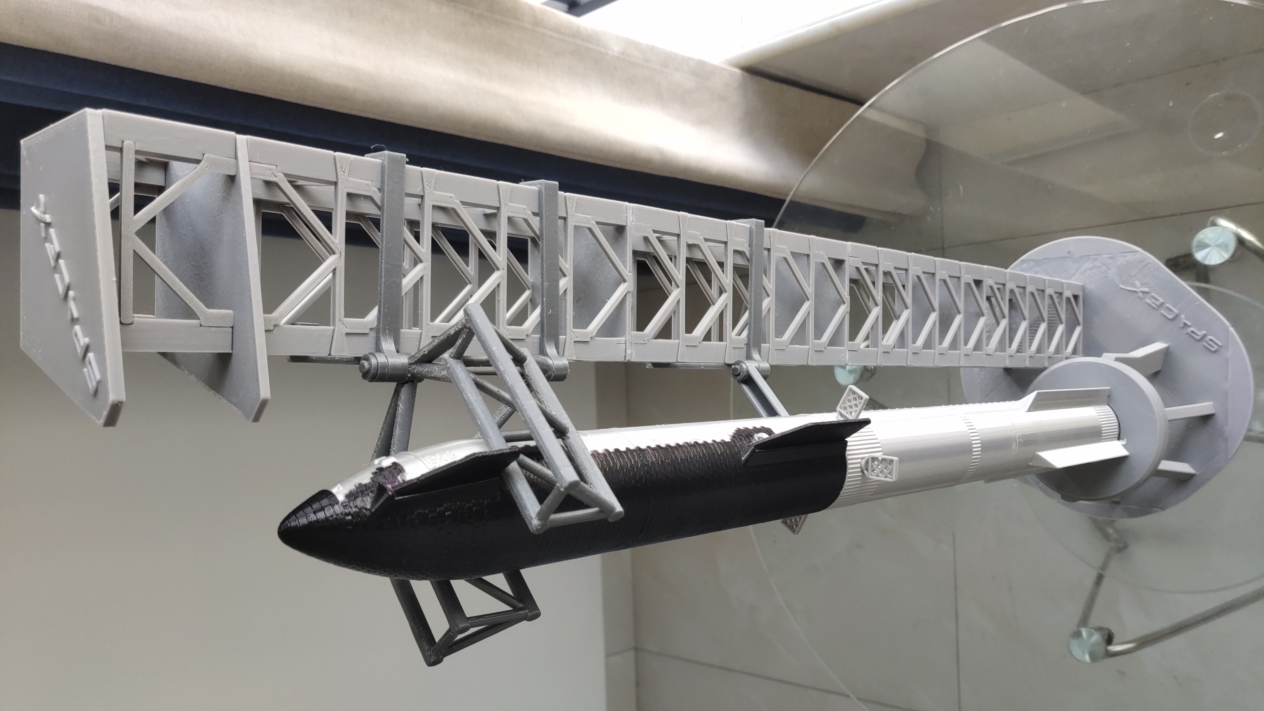 spacex starship 太空叉星舰3D打印模型