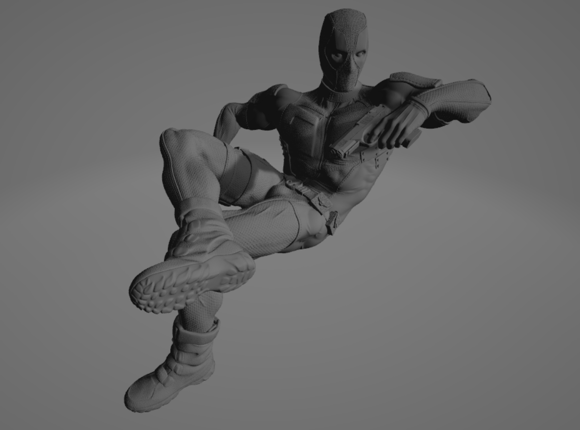 漫威 死侍3D打印模型