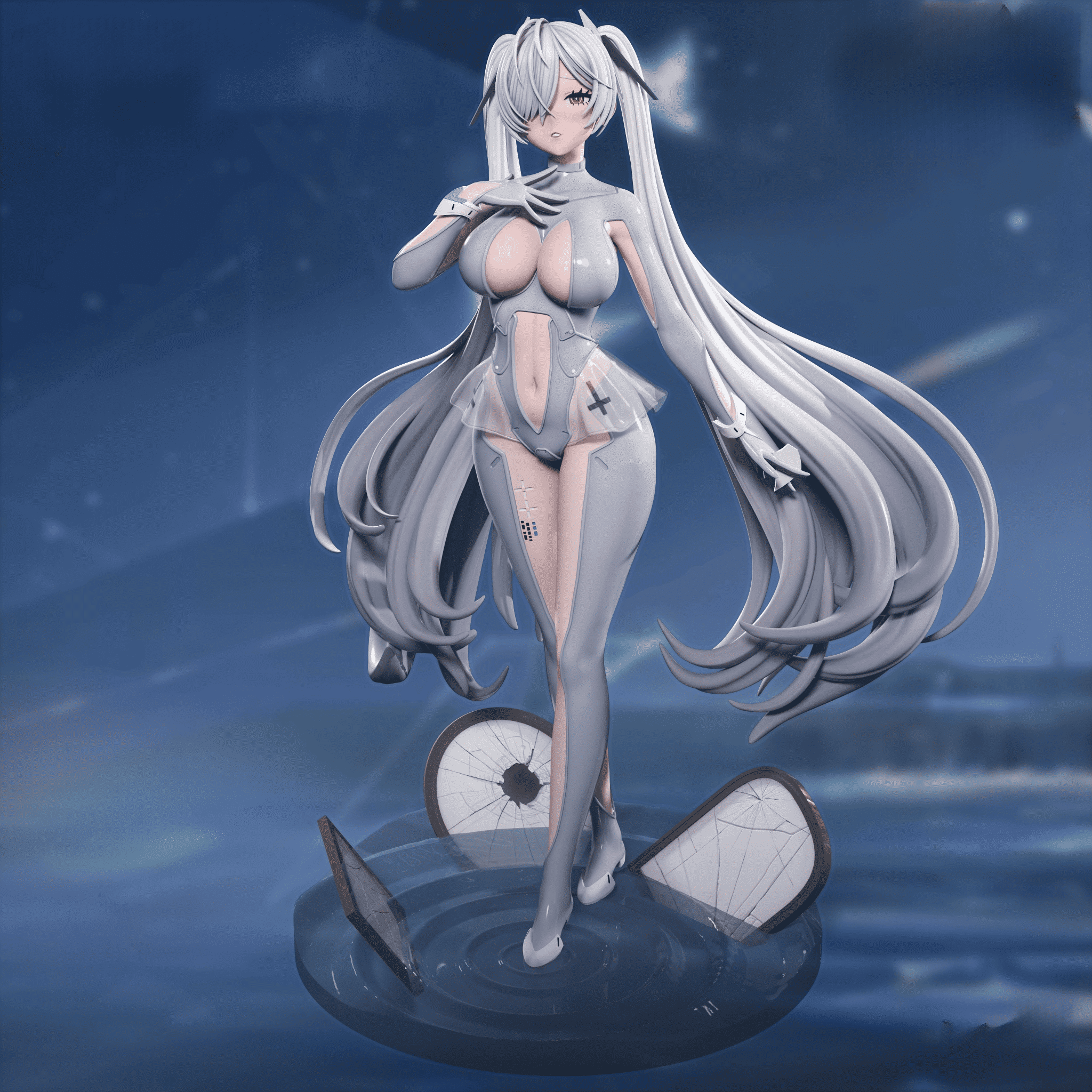 胜利女神 妮姬 灰姑娘3D打印模型