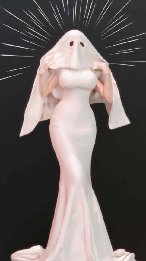 幽灵娘3D打印模型
