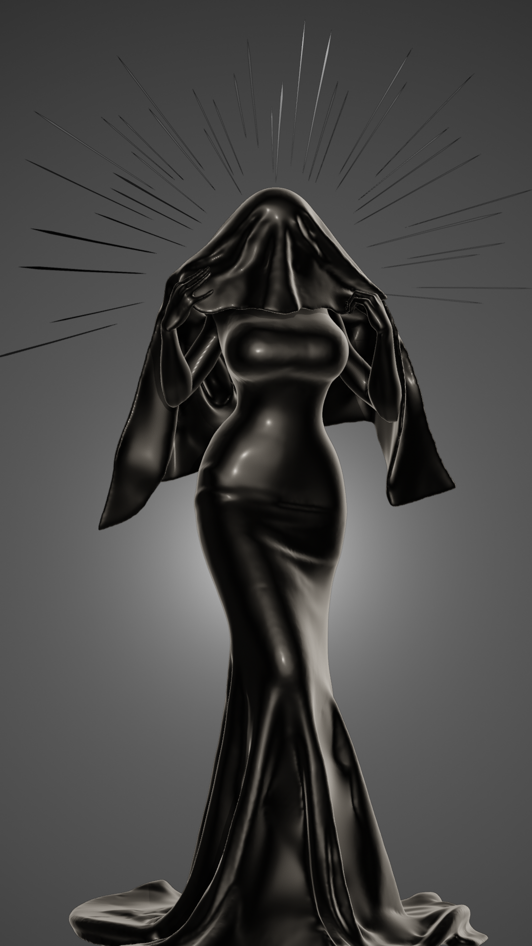 幽灵娘3D打印模型