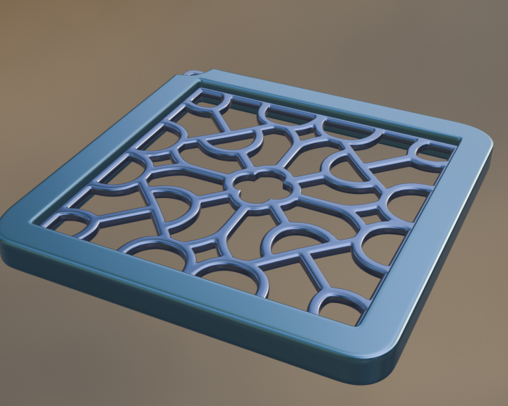 風格化配飾3D打印模型