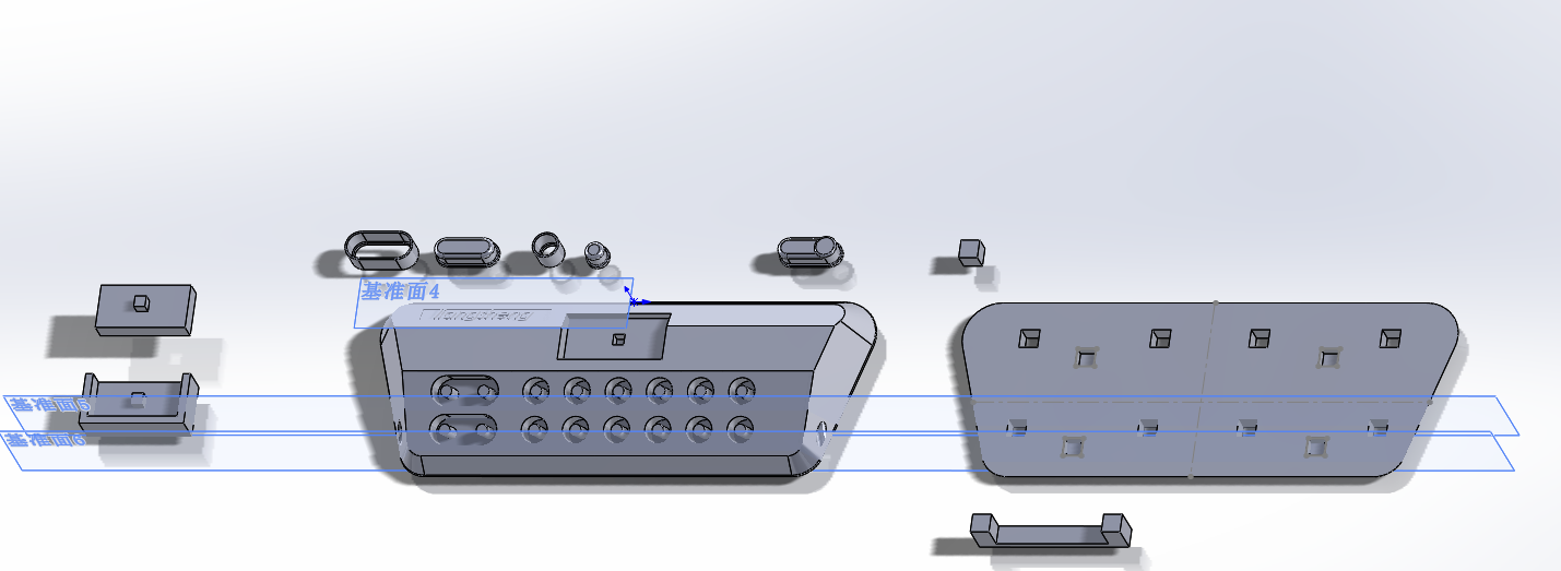 银河特急列车麦克斯手臂面板3D打印模型