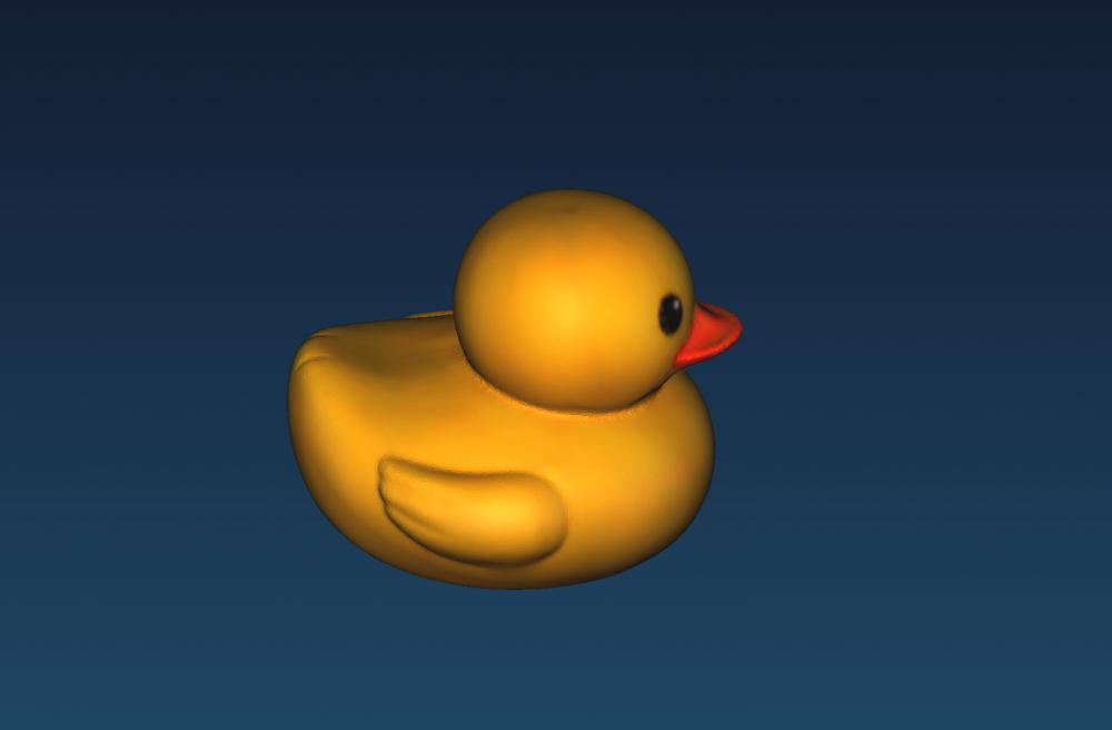 小黄鸭3D打印模型