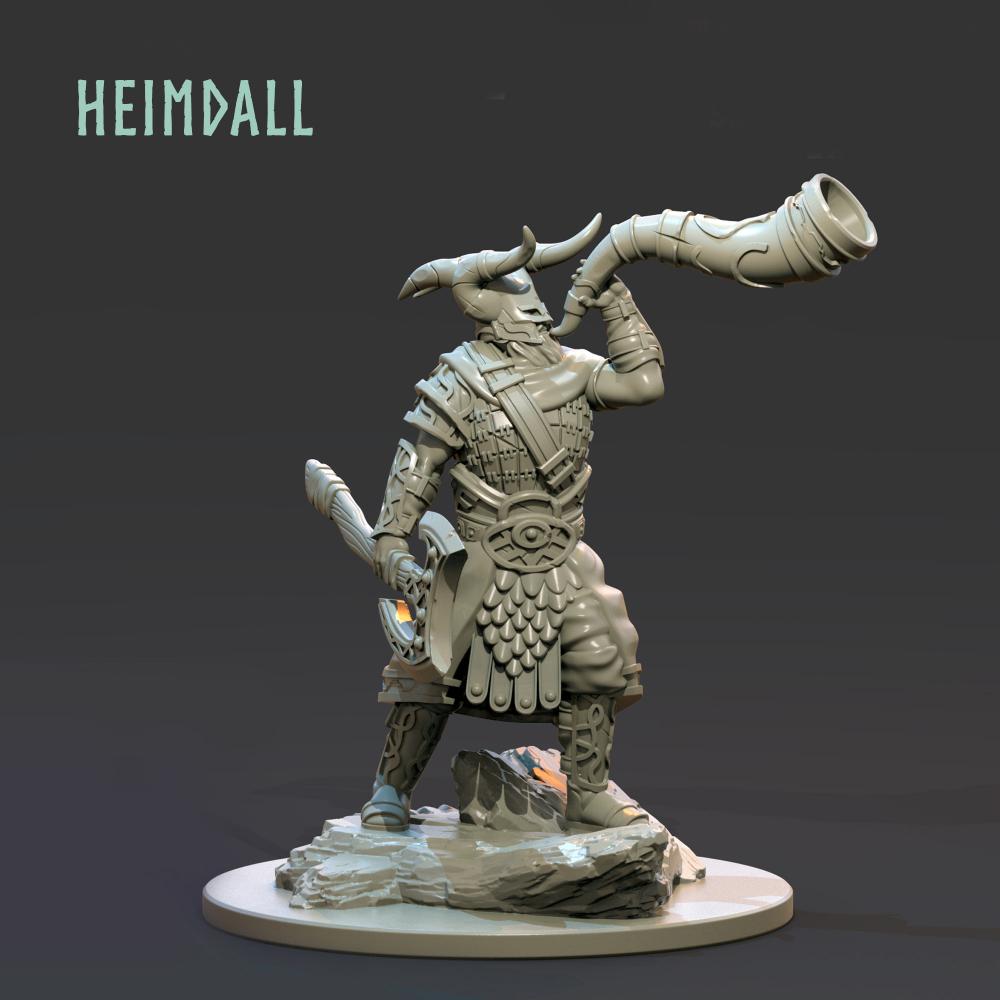 海姆达尔 破晓之神3D打印模型