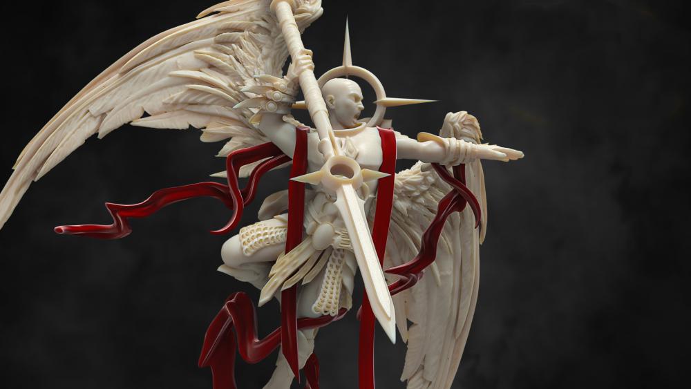 九重天天使 正义天使3D打印模型