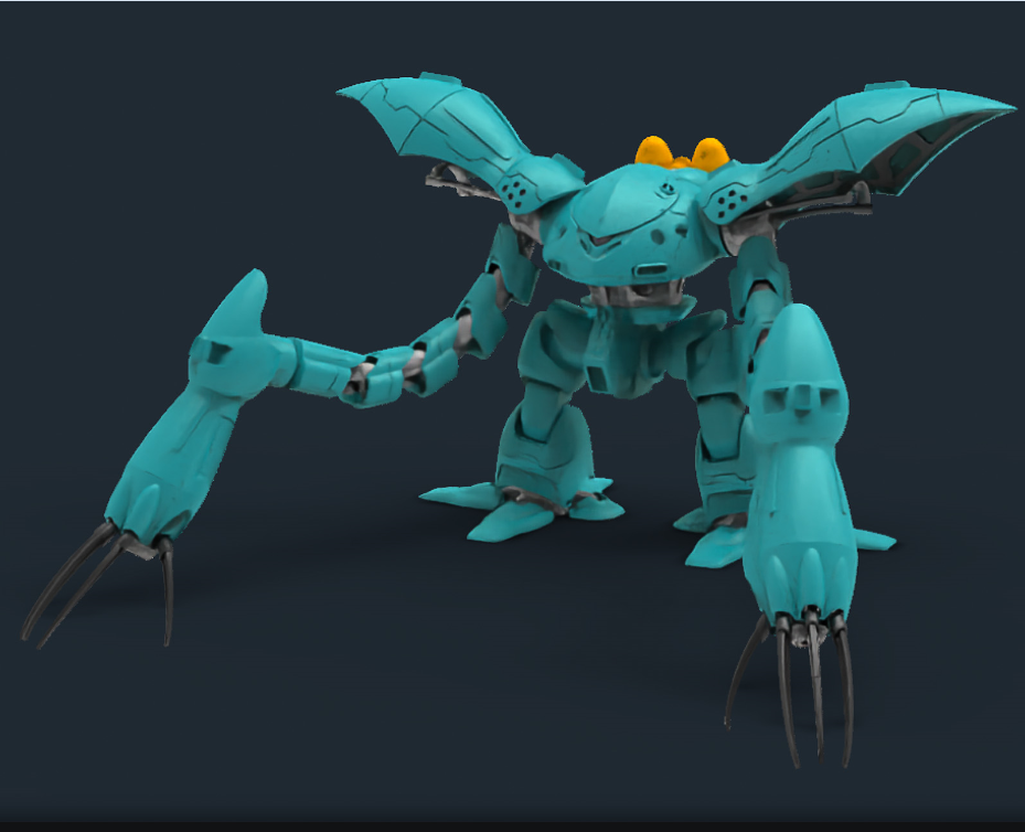 1：100 高战蟹 拼装可动3D打印模型