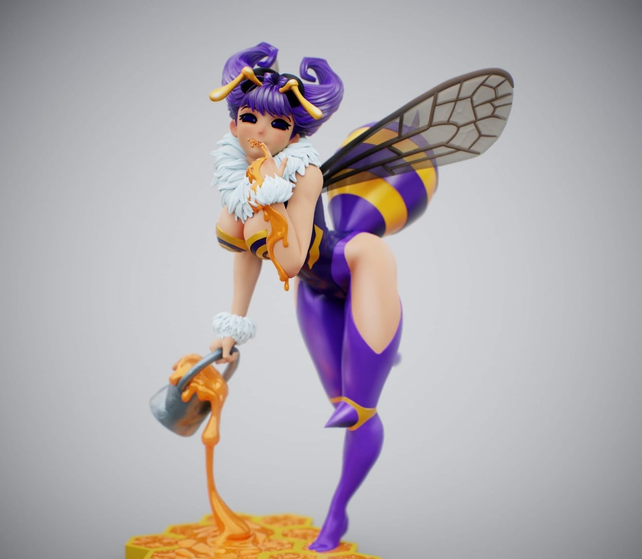 Q-bee 恶魔战士3D打印模型