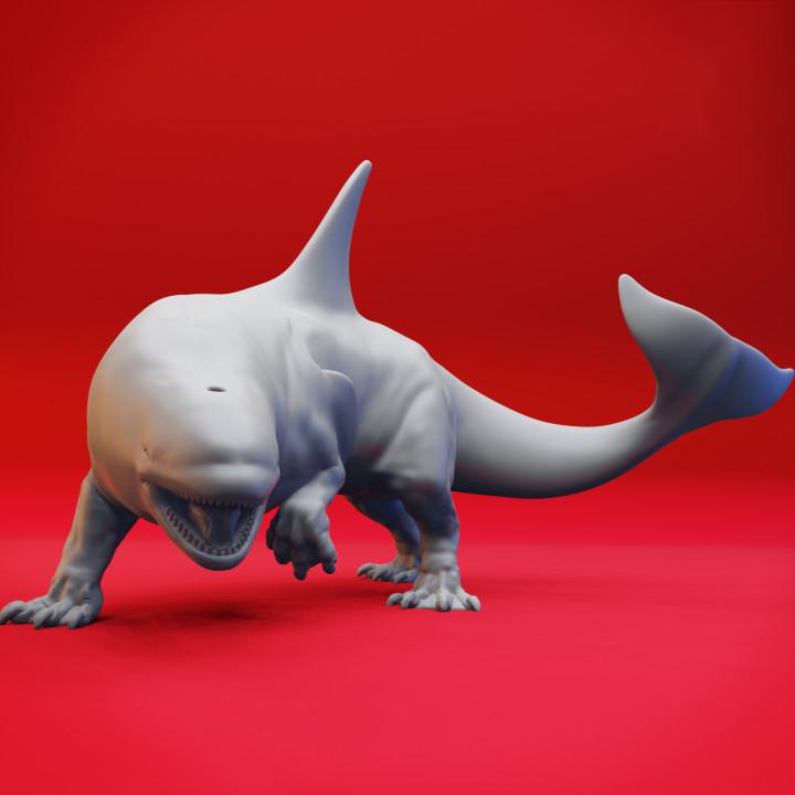 变异海豚3D打印模型