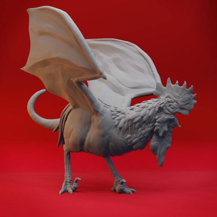 末日变异鸡3D打印模型