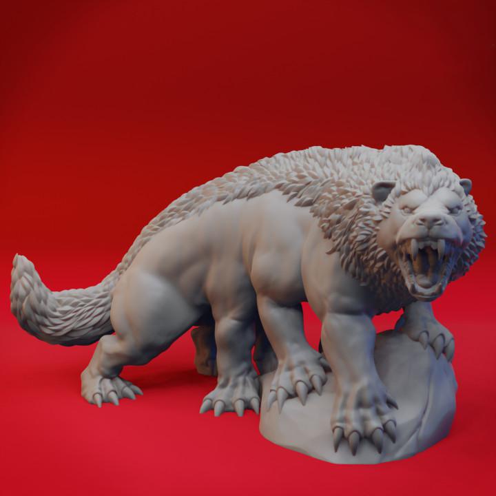 末日变异恶狼吞咽者3D打印模型