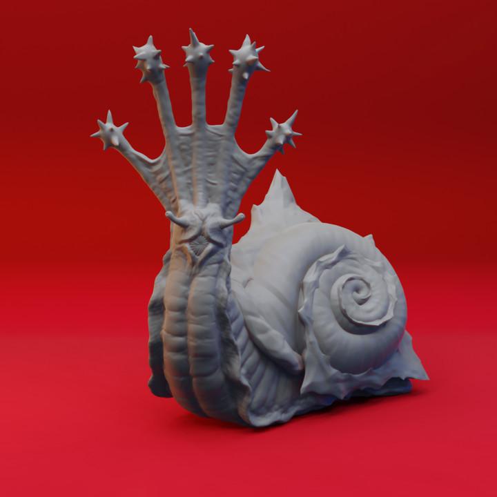 末日变异蜗牛3D打印模型