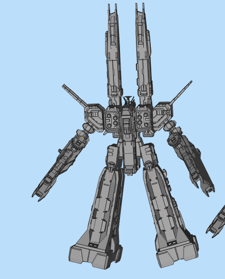 太空堡垒 母舰3D打印模型