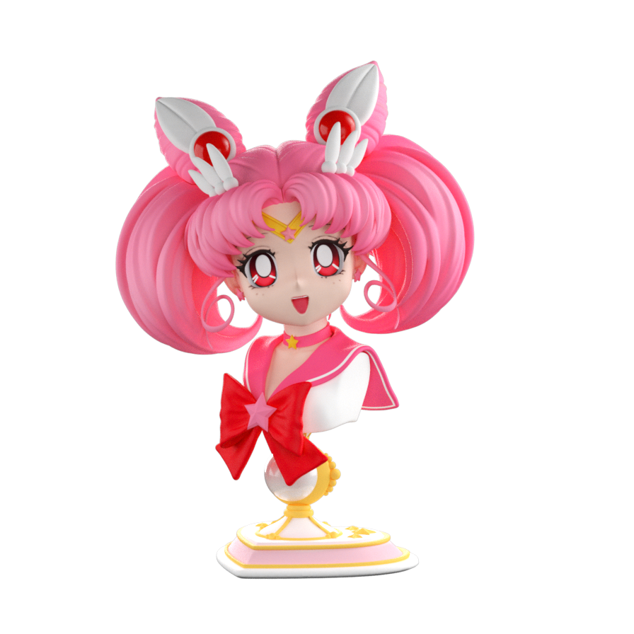 小小兔  胸雕