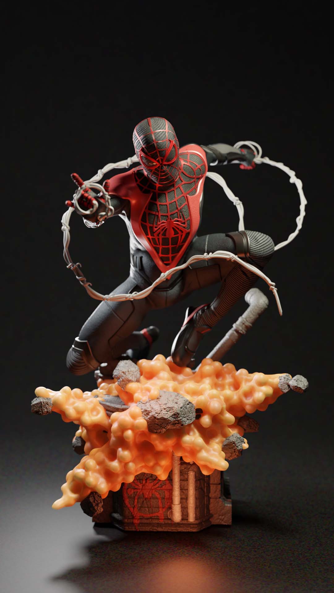 迈尔斯 蜘蛛侠3D打印模型