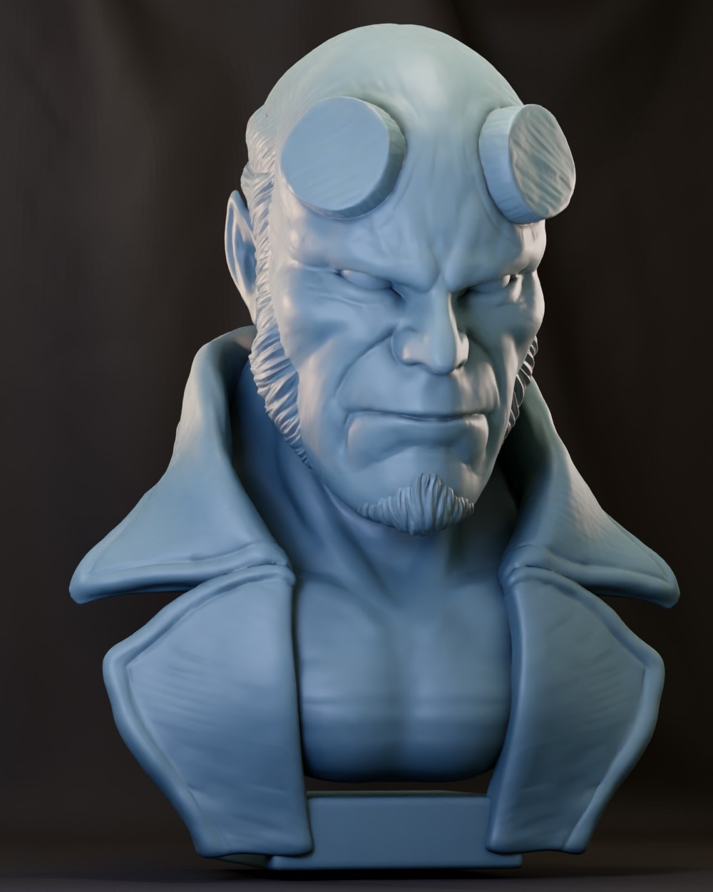 地狱男爵胸像3D打印模型