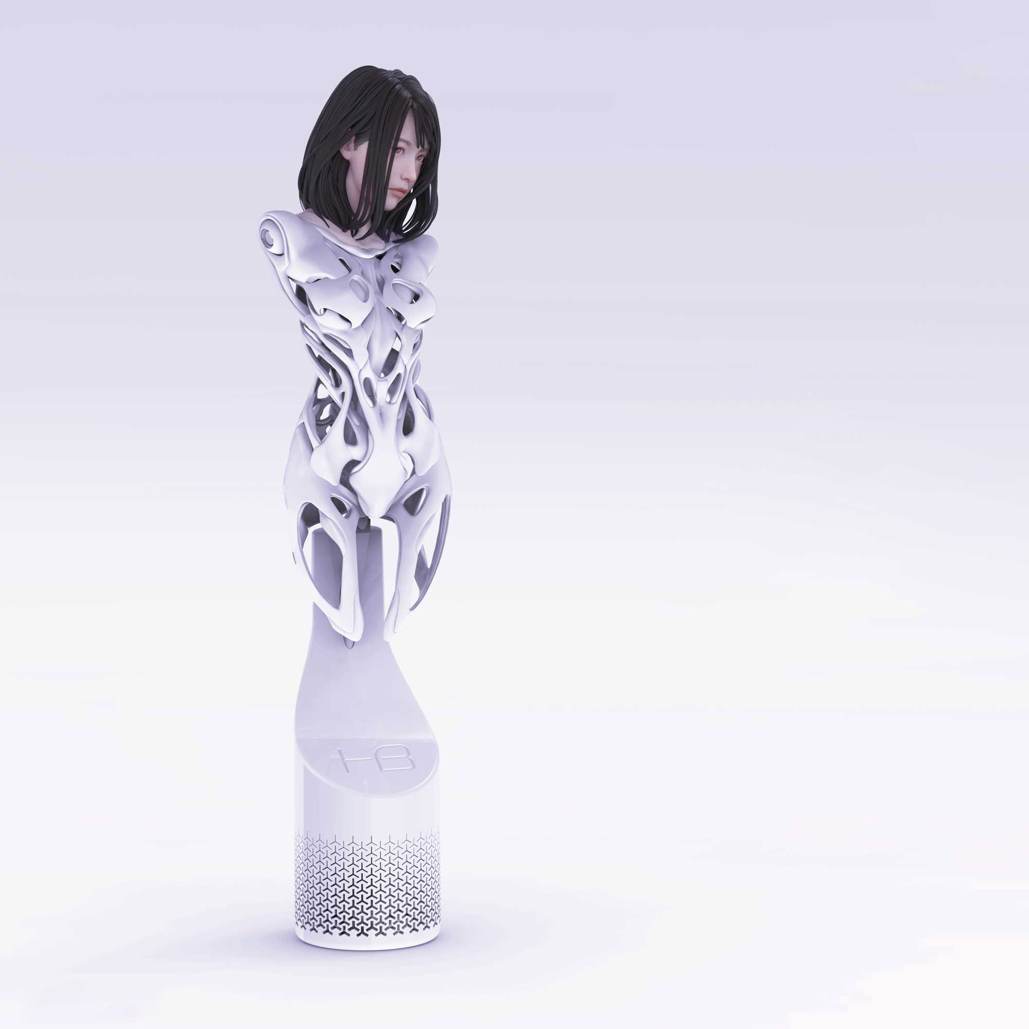 机械姬 人造人 HB013D打印模型