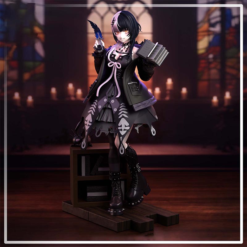 诗织·诺薇拉 虚拟主播3D打印模型