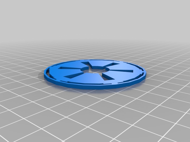 星球大战帝国徽章3D打印模型