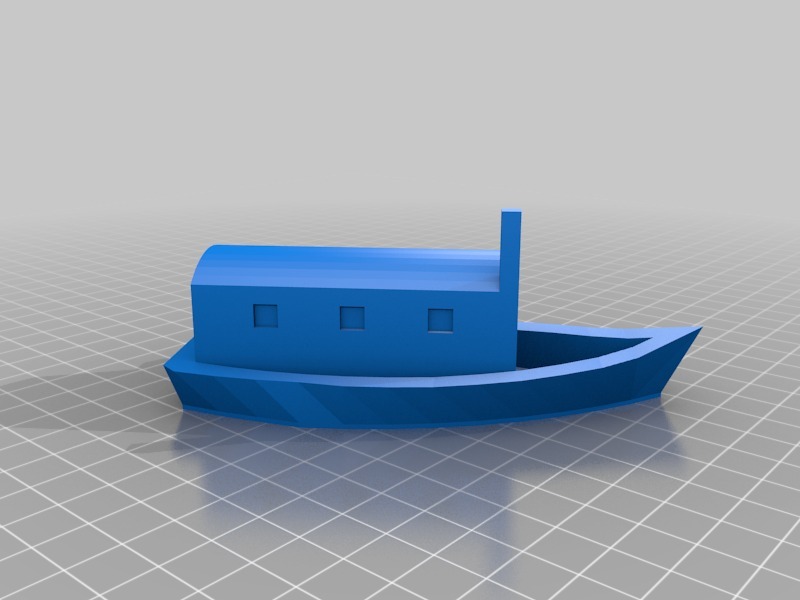 船屋3D打印模型