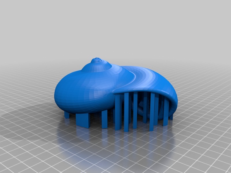 巨型蜗牛壳3D打印模型