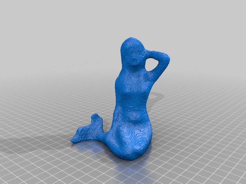 美人鱼3D打印模型
