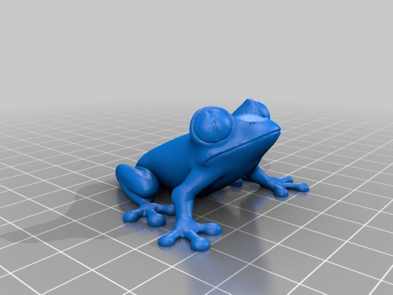 树蛙3D打印模型