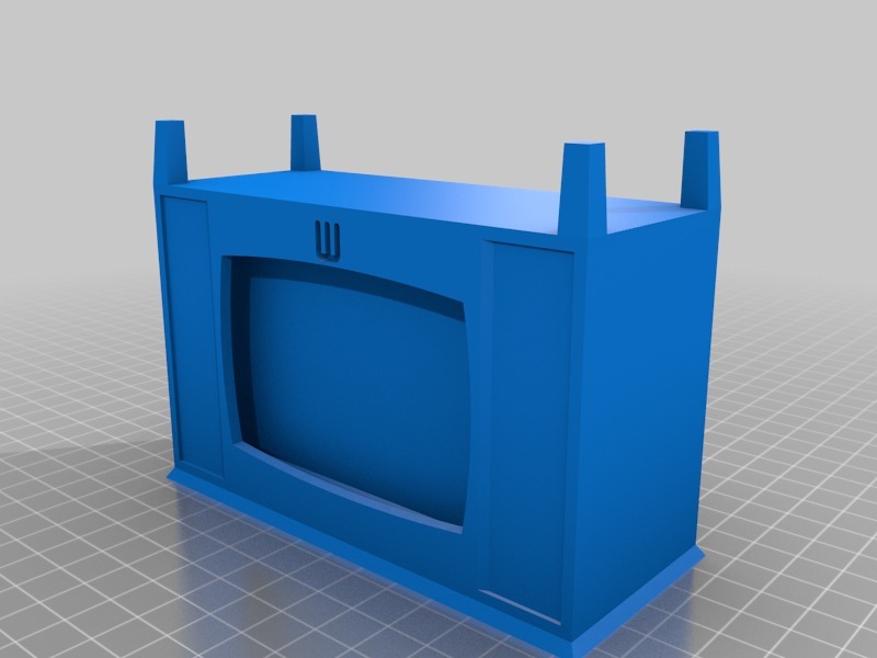 电视造型支架3D打印模型