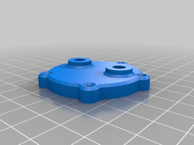 齿轮泵型3D打印模型