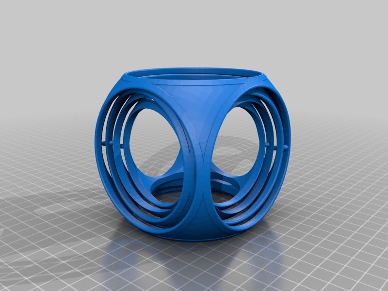 陀螺立方体3D打印模型