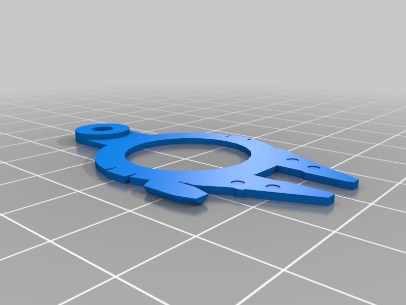 千年猎鹰钥匙扣3D打印模型