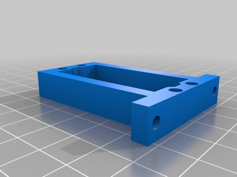 双伺服机器人坦克底盘3D打印模型