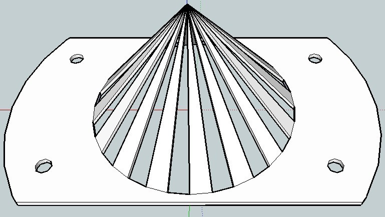 自排空小鼠漏斗捕鼠器3D打印模型