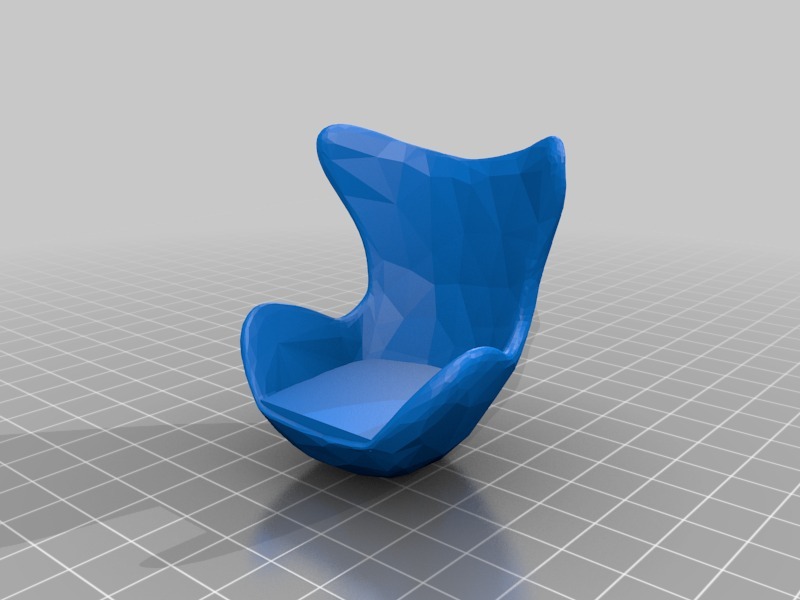 雅各布森蛋椅3D打印模型