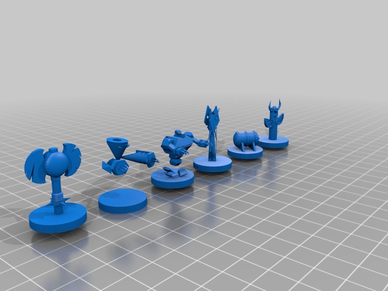 游戏元素国际象棋3D打印模型
