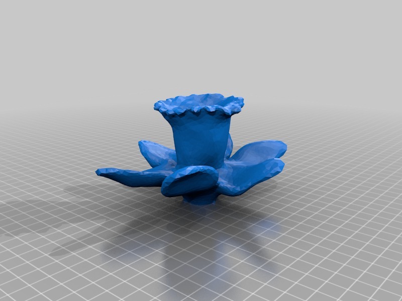 水仙花灯具3D打印模型