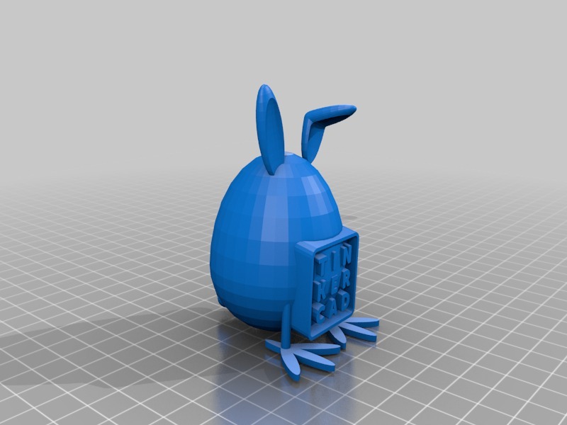 复活节兔子彩蛋3D打印模型