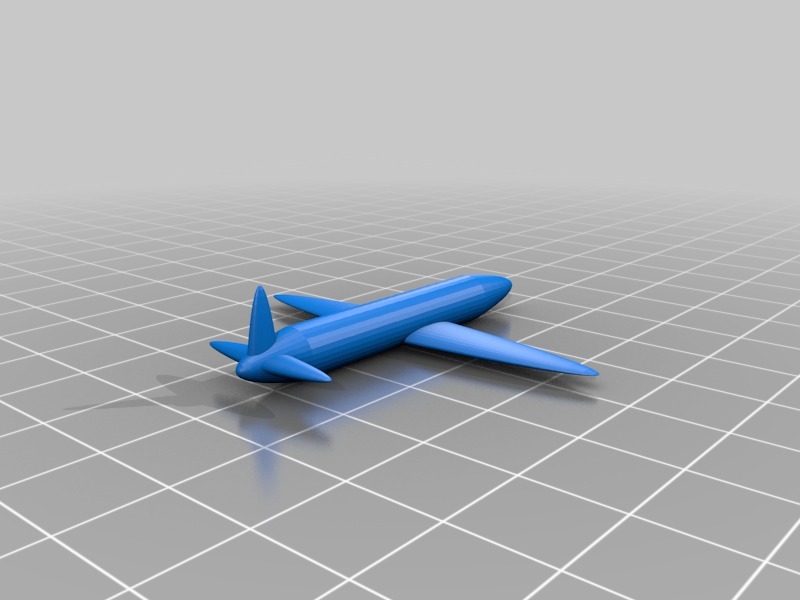 亚洲航空飞机3D打印模型