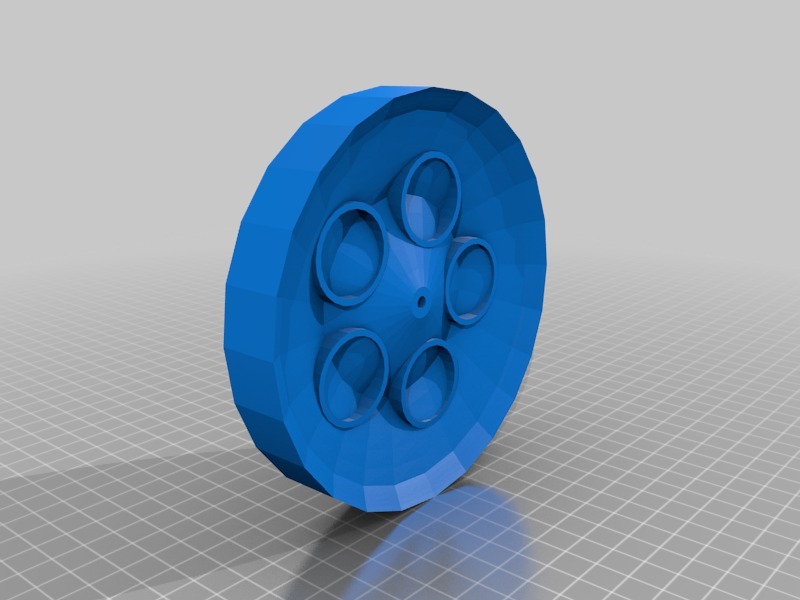 130mm车轮3D打印模型