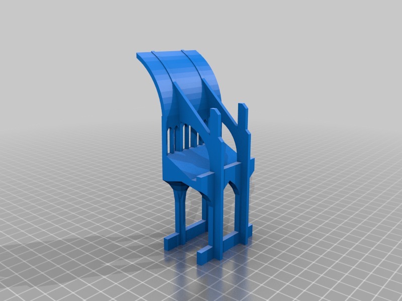 哥特式教堂建筑3D打印模型