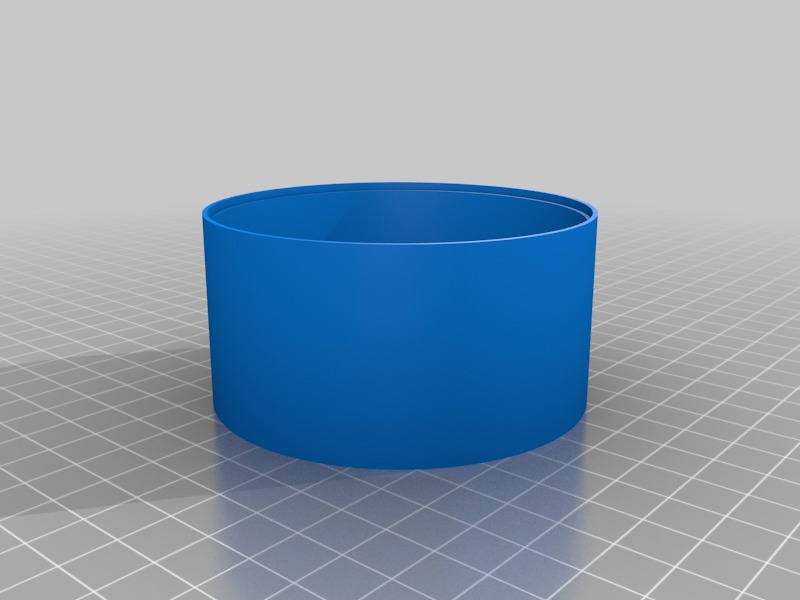 卡扣式通风盖的杯子3D打印模型